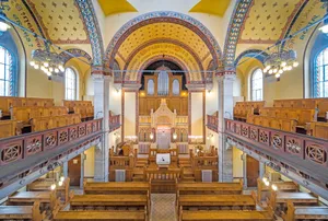 Ornate Church Interior La Chaux De Fonds Wallpaper