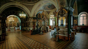 Orthodox_ Church_ Interior_ View Wallpaper