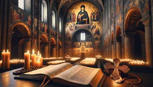 Orthodox_ Church_ Interior_with_ Icons_and_ Candles.jpg Wallpaper