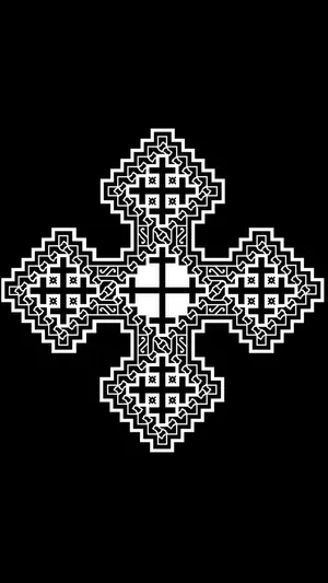 Orthodox Cross Intricate Pattern.jpg Wallpaper