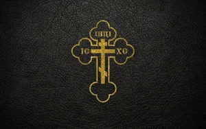 Orthodox Crosson Leather Texture Wallpaper