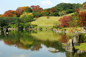 Osaka Expo Japanese Garden Wallpaper