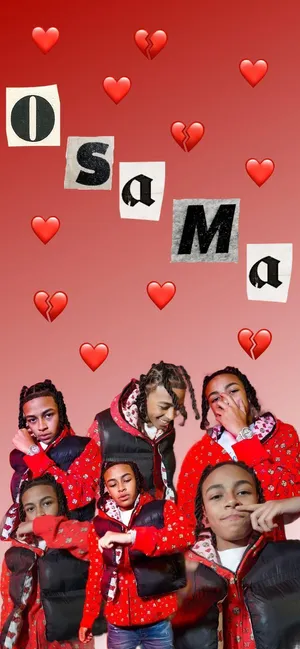 Osama Love Collage Wallpaper