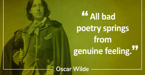 Oscar Wilde Poetry Quote Wallpaper