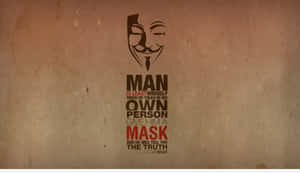 Oscar Wilde Quote Mask Illustration Wallpaper