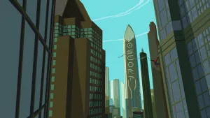 Oscorp Tower Cityscape Wallpaper