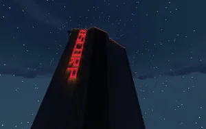 Oscorp Tower Night Scene Wallpaper