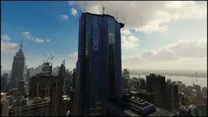 Oscorp Tower Skyline Wallpaper