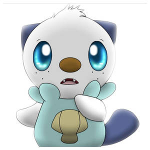 Oshawott Looking Pensive Wallpaper