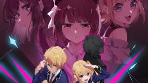 Oshi No Ko 4 K Anime Poster Wallpaper