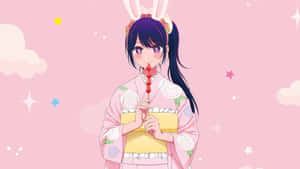 Oshi No Ko Anime Girl Wallpaper