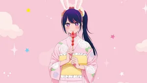 Oshi No Ko Anime Girl Wallpaper
