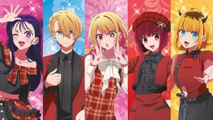 Oshi No Ko Characters 4k Wallpaper