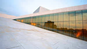 Oslo Opera House Architecture Details Wallpaper