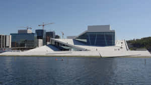 Oslo Opera House On Sunny Day Wallpaper