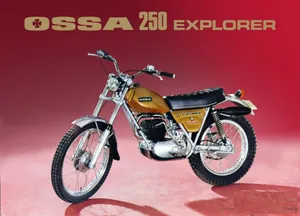 Ossa250 Explorer Vintage Motorcycle Wallpaper