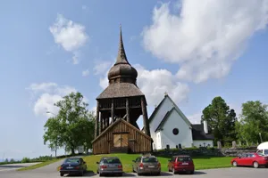 Ostersund Historic Church Bell Tower Wallpaper