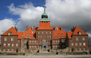 Ostersund Town Hall Sweden Wallpaper