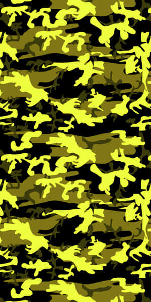 Outdoor Ready: All-weather Green Camouflage Gear Wallpaper