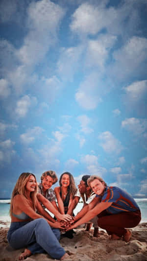 Outer Banks Cast Beach Gathering Wallpaper