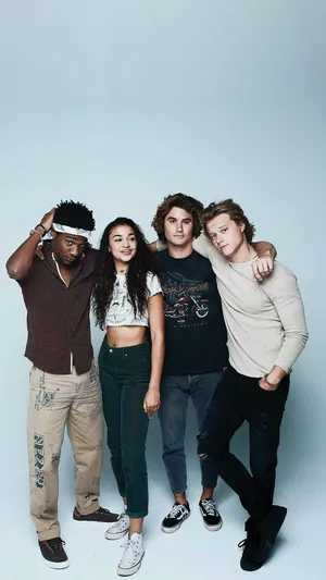 Outer Banks Cast Portrait Wallpaper