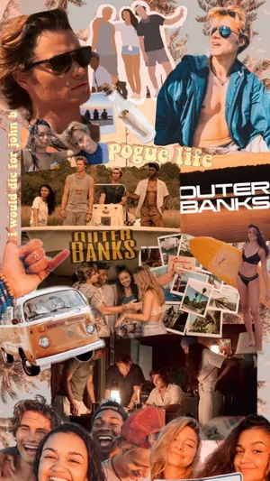 Outer Banks Collagei Phone Wallpaper Wallpaper