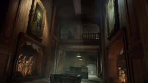 Outlast Trials Creepy Asylum Interior Wallpaper
