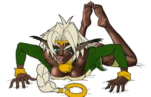 Outlaw Star Aisha Clanclan Pose Wallpaper