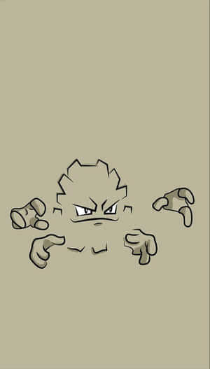 Outline Drawing Of Graveler Wallpaper