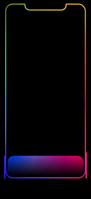 Outline Iphone Display Gradient Wallpaper