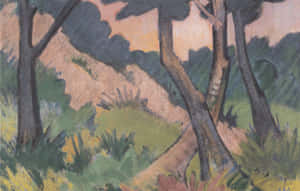 Outlines Of Expressionism Wallpaper