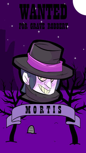 Outrun The Bone Chilling Mortis In Brawl Stars Wallpaper