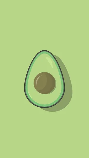 Oval Avocado Wallpaper