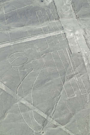 Overhead View Of The Mysterious Nazca Lines Wallpaper