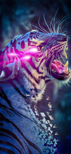 Overt Purple Eyes Wallpaper