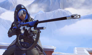 Overwatch Ana - A Guardian Vigilant Wallpaper