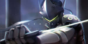 Overwatch Genji In Action Wallpaper