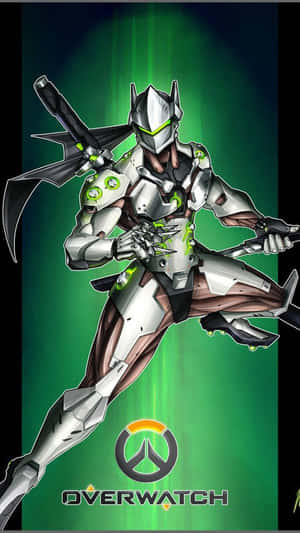 Overwatch Genji In Action Wallpaper