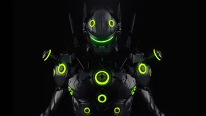 Overwatch Genji In Action Wallpaper