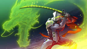 Overwatch Genji Unleashing The Dragon Wallpaper