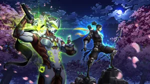 Overwatch Hanzo – Master Archer Aiming High Wallpaper