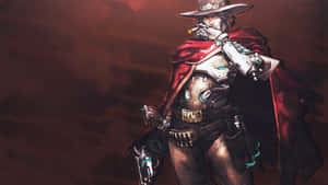 Overwatch Hero Mccree Strikes A Pose In Stunning Wallpaper Wallpaper