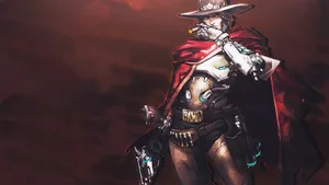 Overwatch Hero Mccree Strikes A Pose In Stunning Wallpaper Wallpaper