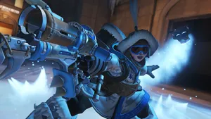 Overwatch Mei In Action Wallpaper