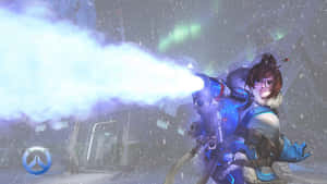 Overwatch Mei Ready For Battle Wallpaper