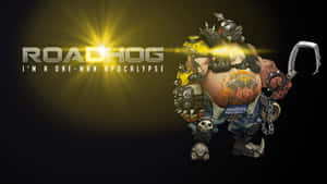 Overwatch Roadhog In Action Wallpaper