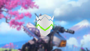 Overwatch's Cyber Ninja Genji In Action Wallpaper