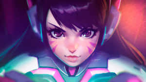 Overwatch's D.va In Action Wallpaper