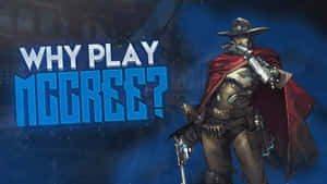 Overwatch's Sharpshooter, Mccree In Action Wallpaper