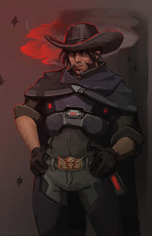 Overwatch's Sharpshooting Cowboy, Mccree Wallpaper